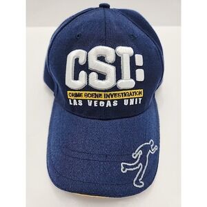 CSI: crime scene investigation Las Vegas Unit Blue Hat Cap Tv Show Hat